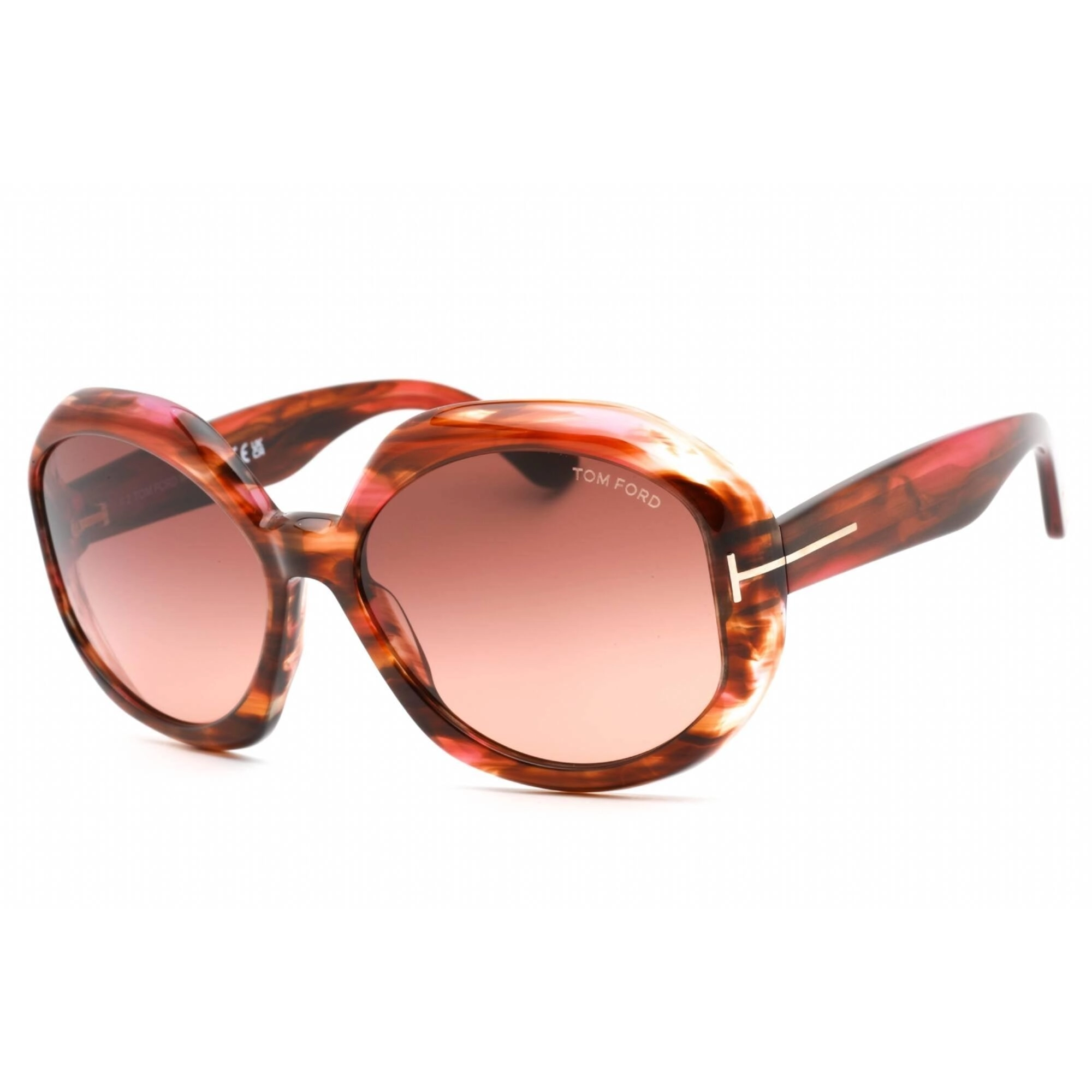 Tom Ford Women's Sunglasses - Colored Havana Frame Gradient Brown Lens | FT1011 55F