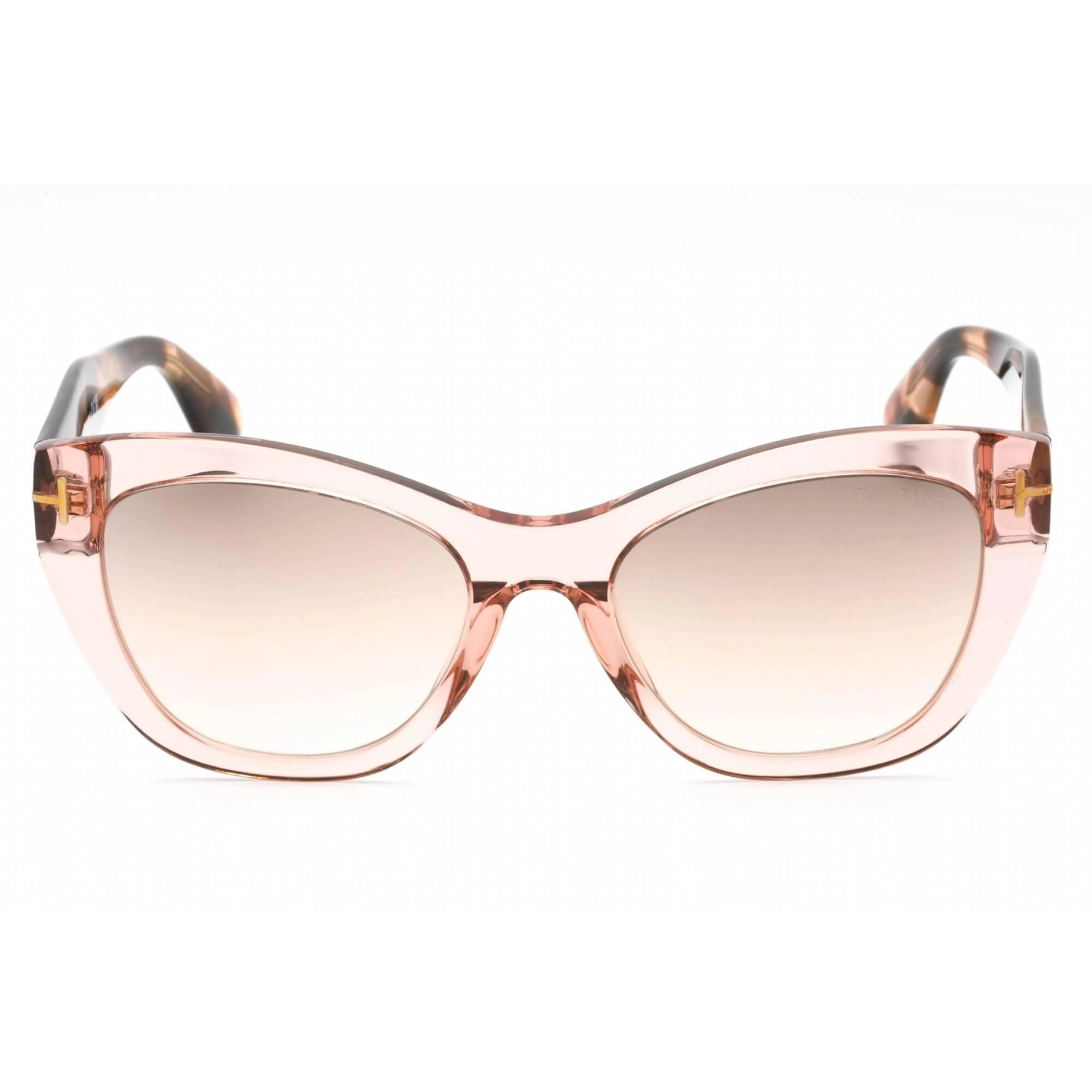 Tom Ford Women's Sunglasses - Shiny Pink Plastic Frame Brown Mirror Lens | FT0940 72G