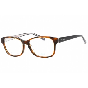 Tommy Hilfiger Women's Eyeglasses - Havana Plastic Cat Eye Frame | TH 1779 0086 00