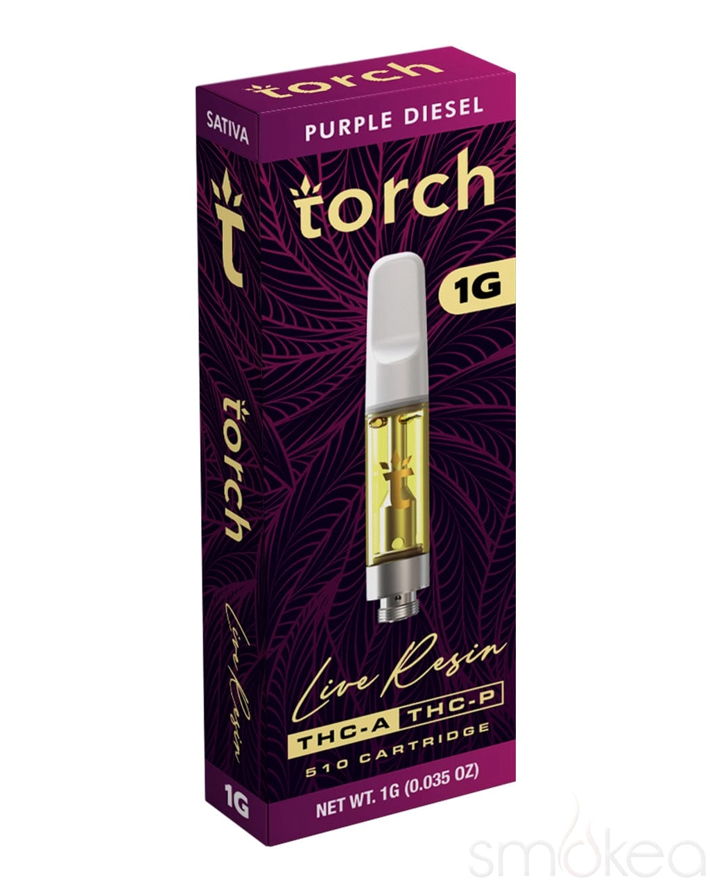 Torch 1g THCA Live Resin Blend Cartridge - Purple Diesel