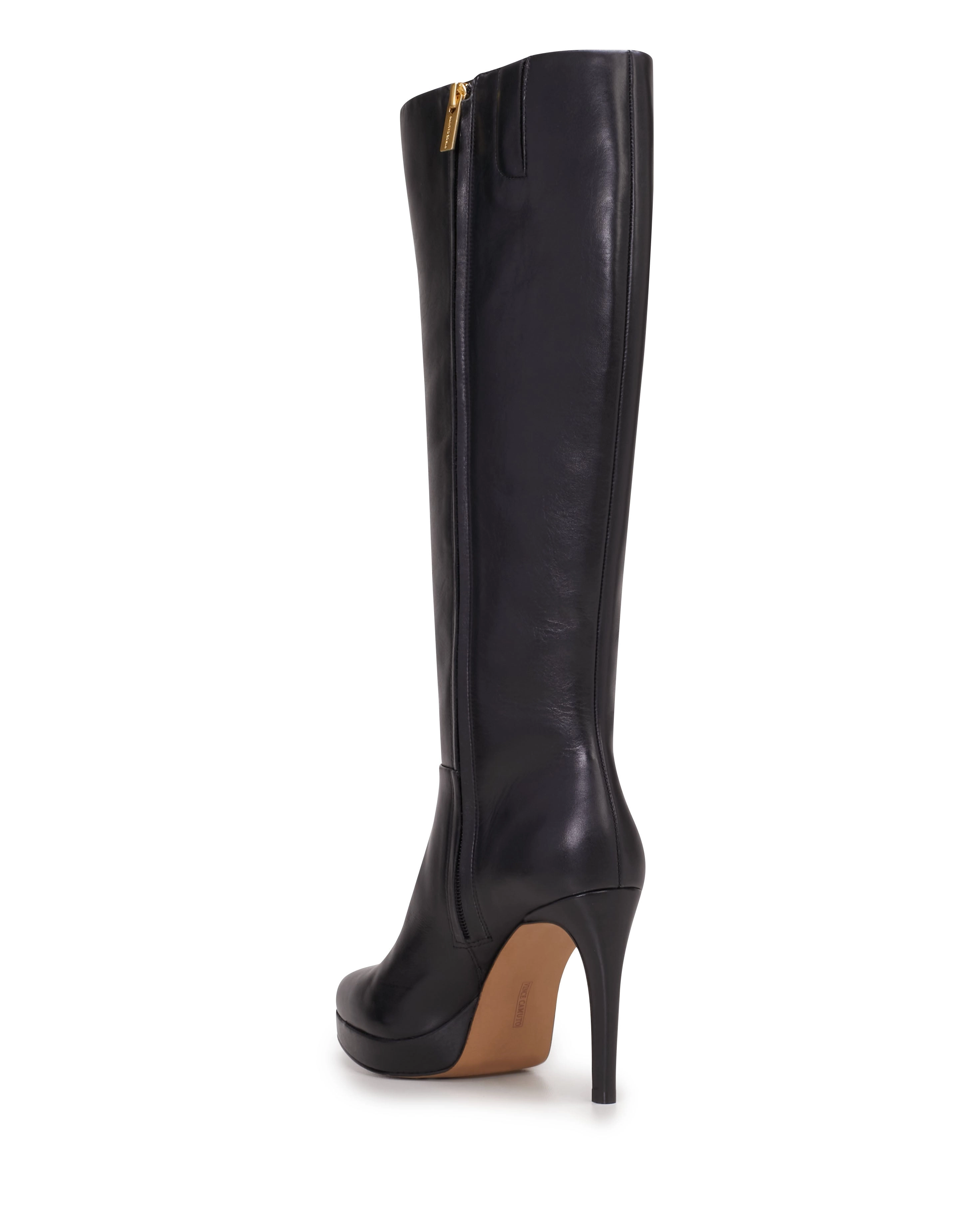 Valeria Wide Calf High Heel Boot