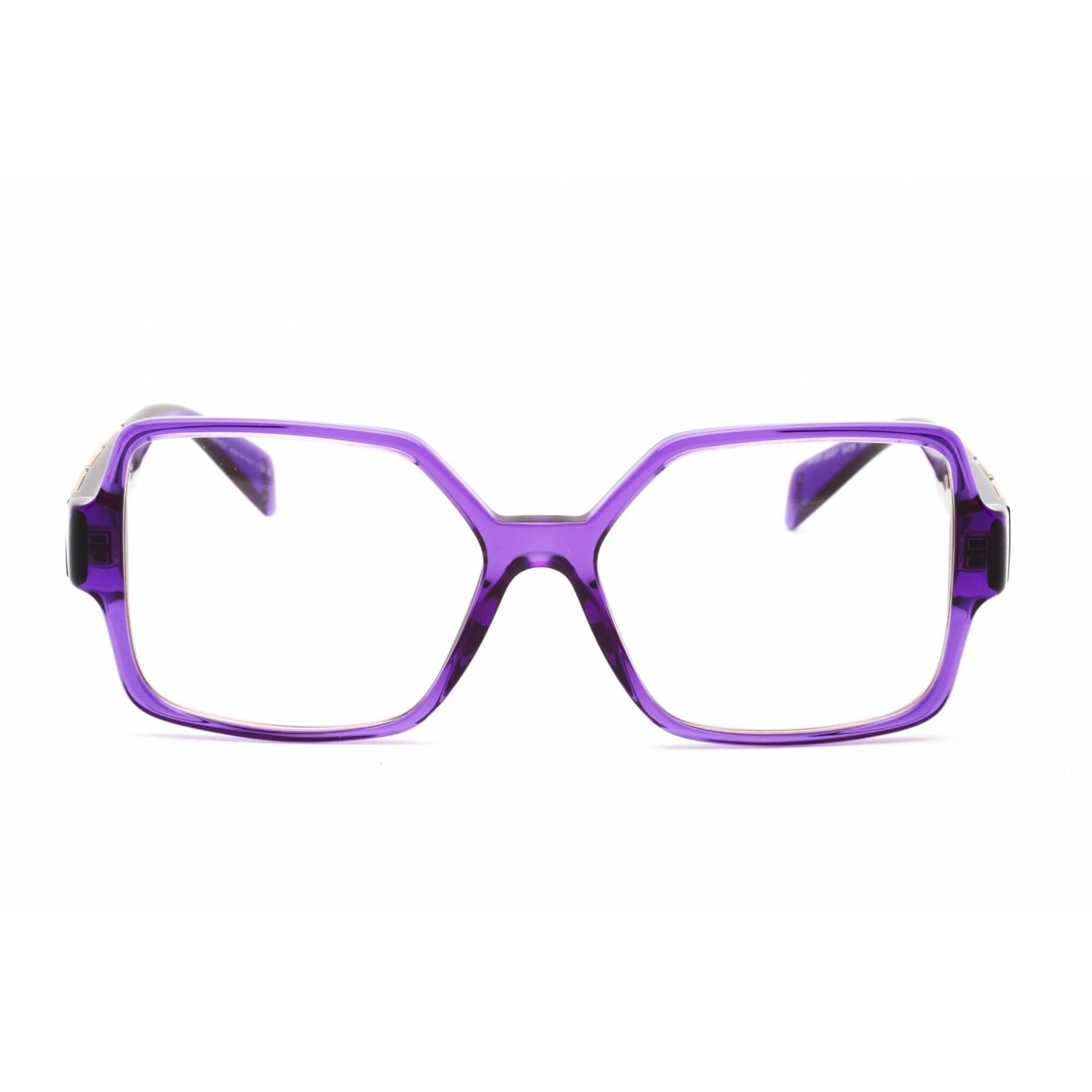Versace Women's Eyeglasses - Transparent Violet Plastic Frame, 55 mm | 0VE3337 5408