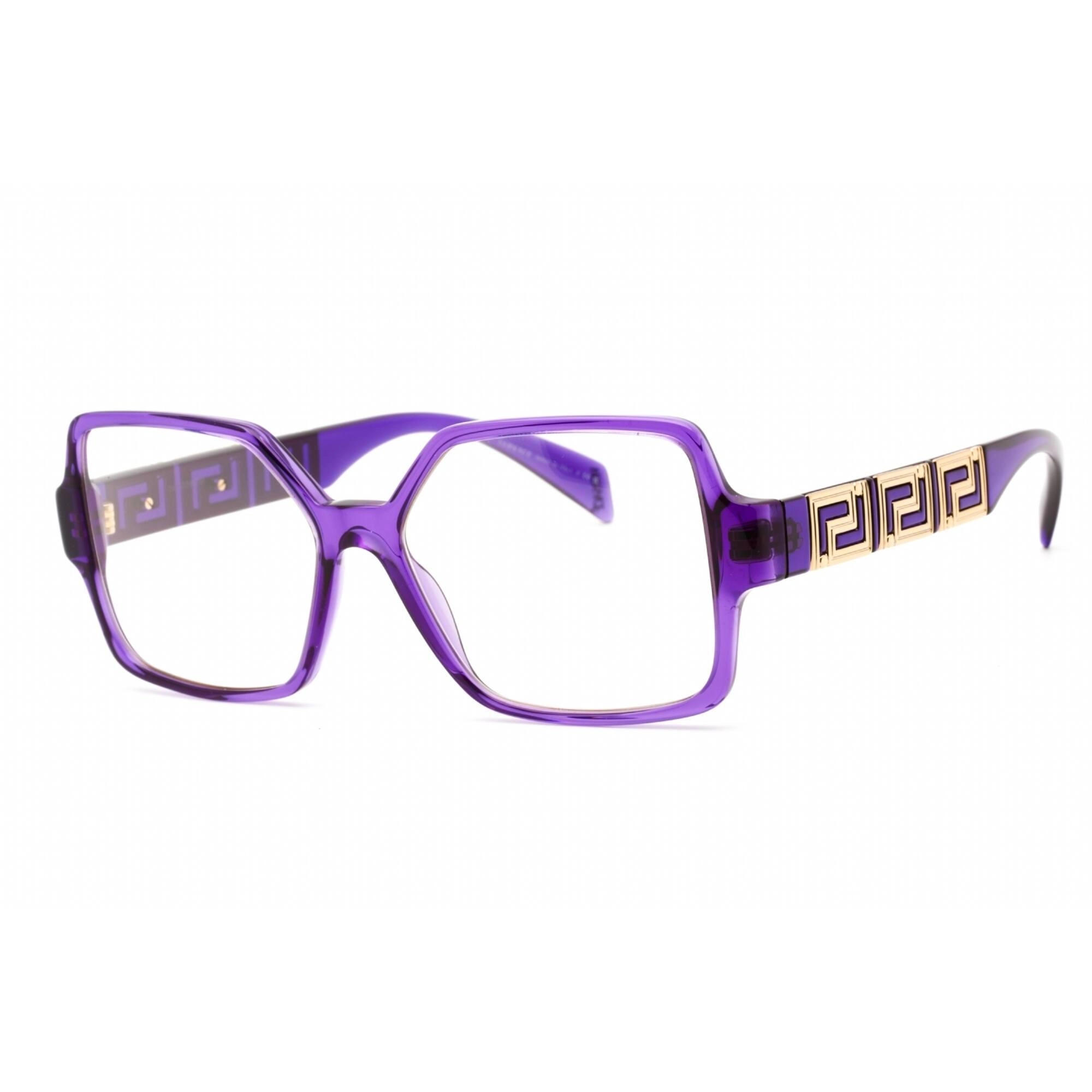 Versace Women's Eyeglasses - Transparent Violet Plastic Frame, 55 mm | 0VE3337 5408