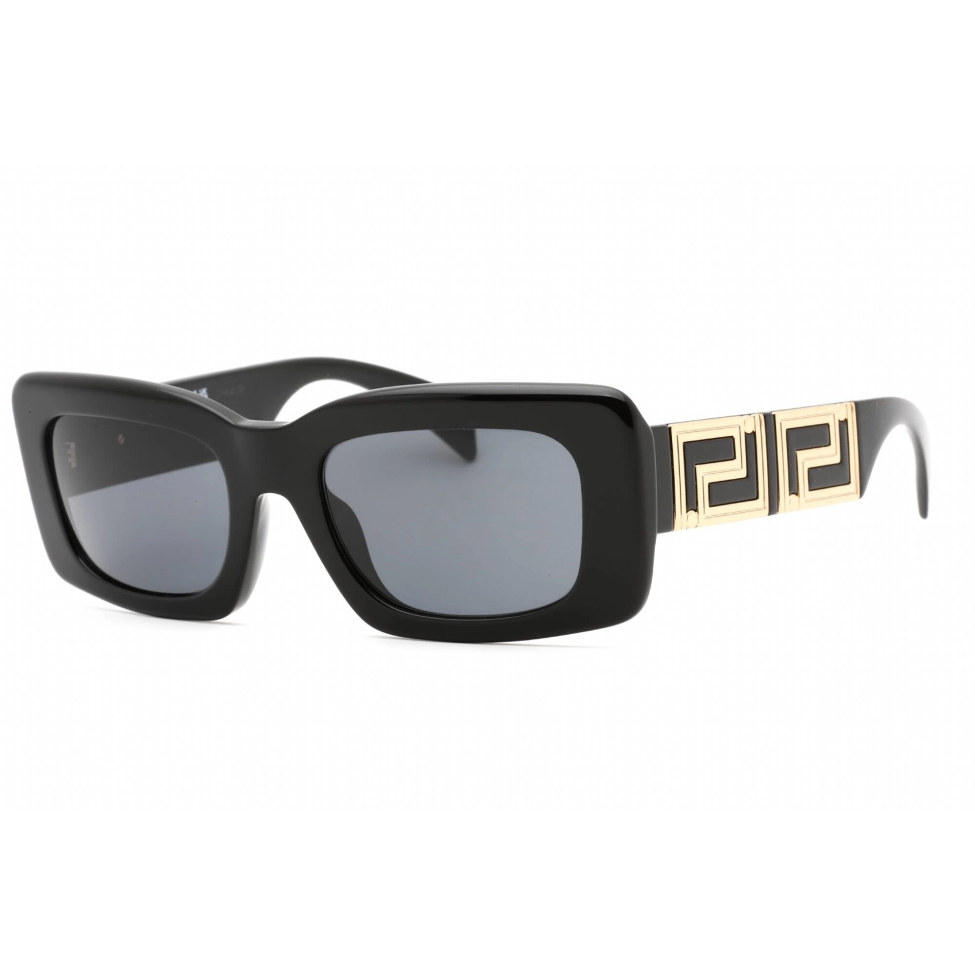 Versace Women's Sunglasses - Black Plastic Rectangular Shape Frame | 0VE4444U GB1/87