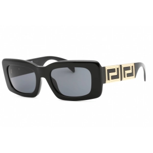 Versace Women's Sunglasses - Black Plastic Rectangular Shape Frame | 0VE4444U GB1/87