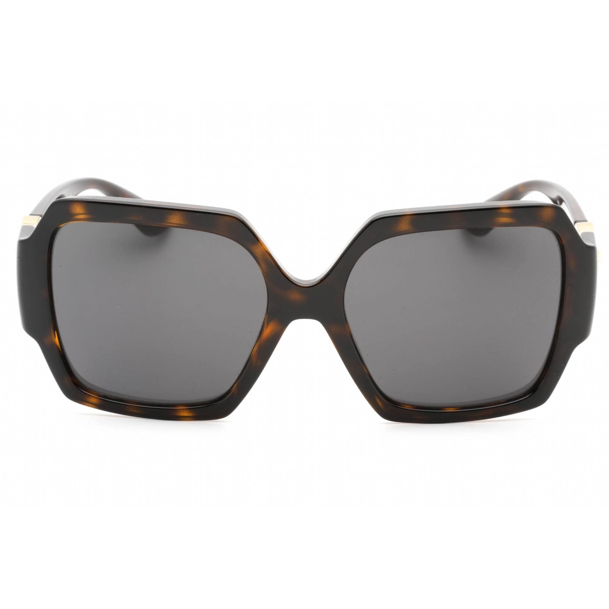 Versace Women's Sunglasses - Dark Havana Full Rim Rectangular Frame | 0VE4453 108/87