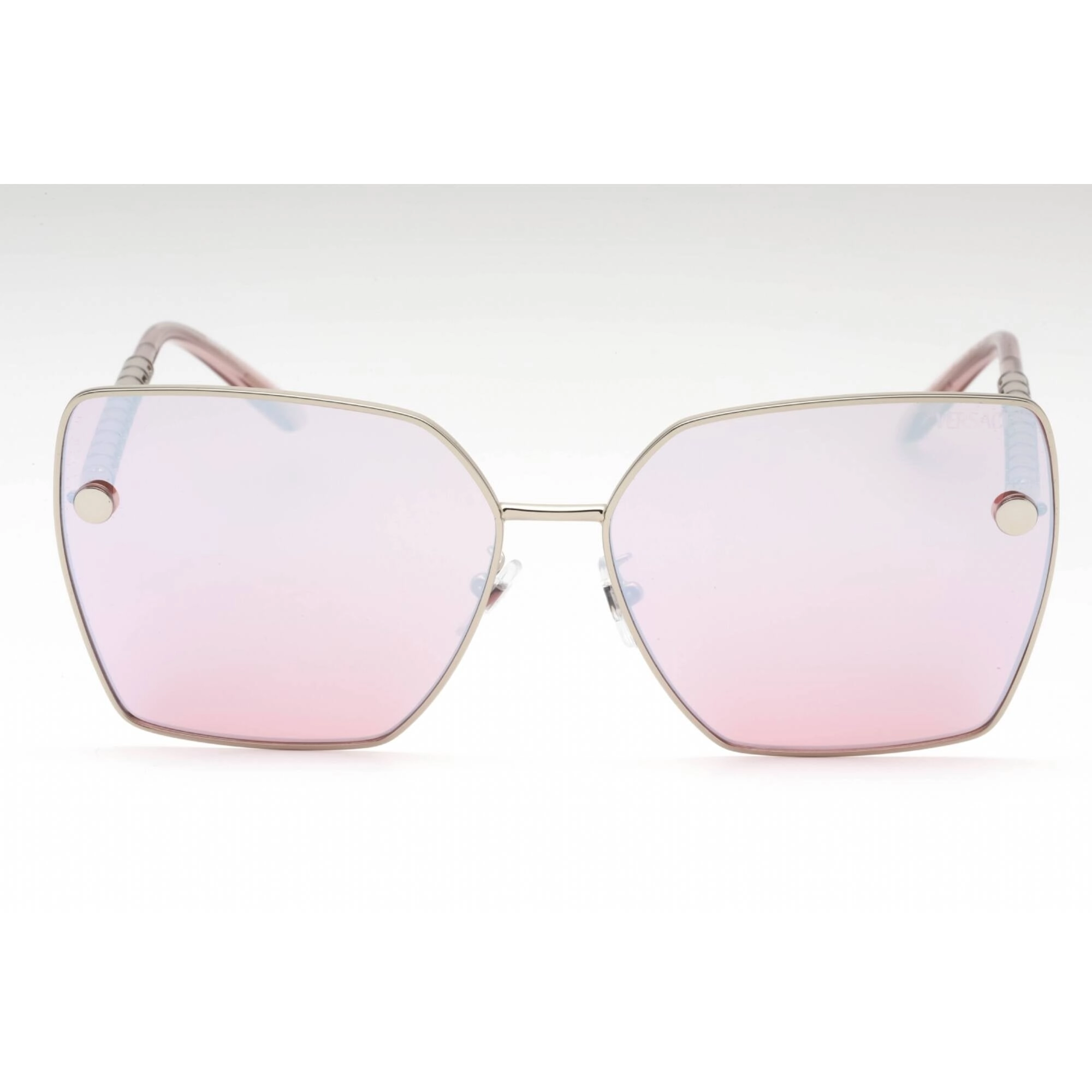 Versace Women's Sunglasses - Silver Metal Butterfly Full Rim Frame | 0VE2270D 10007V